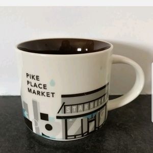 Starbucks Seattle Pike Place You Are Here YAH 14 Oz Collectible EUC